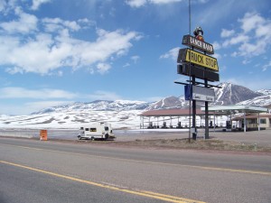 Outside of Montpelier, Idaho. The Lord gives us favor to set up in many different places