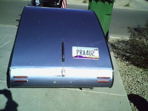 2004: This homemade teardrop trailer was donated to us by a fellow CMA-er in Arizona. 